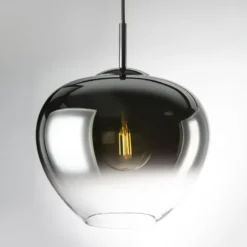 SLV Pantilo Convex pendel, krom, Ø29 cm