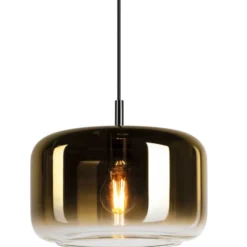 SLV Pantilo pendel, guld/krom, Ø28 cm