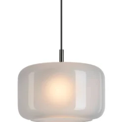 SLV Pantilo pendel, hvid/krom, Ø28 cm