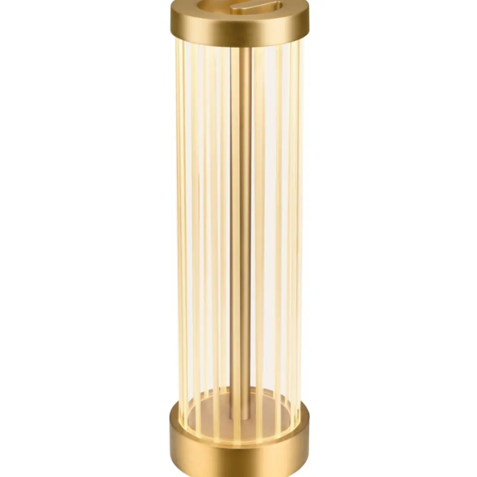 SLV Quimera bordlampe, børstet messing