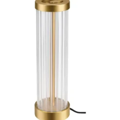 SLV Quimera bordlampe, børstet messing