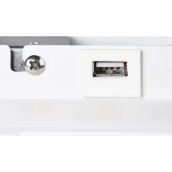 SLV Somnila USB væglampe, hvid, højre