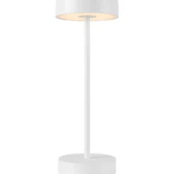 SLV Vinolina genopladelig bordlampe, hvid