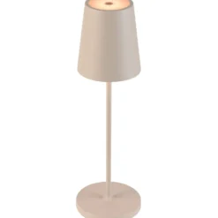 SLV Vinolina Two genopladelig bordlampe, beige