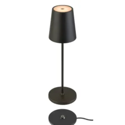 SLV Vinolina Two genopladelig bordlampe, sort