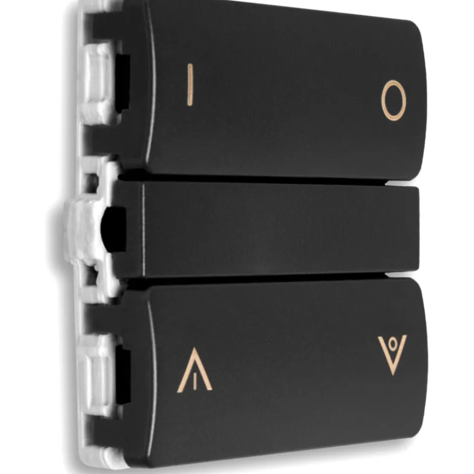 Smartkontakten Casambi batteritryk til LK Fuga, op/ned, grå