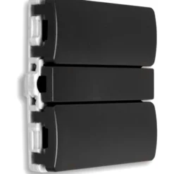 Smartkontakten Zigbee batteritryk til LK Fuga, blanke tangenter, grå