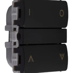 Smartkontakten Zigbee batteritryk til LK Fuga, op/ned, grå