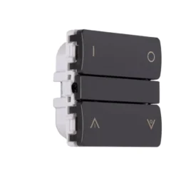 Smartkontakten Zigbee batteritryk til LK Fuga, op/ned, grå