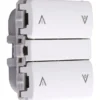 Smartkontakten Zigbee batteritryk til LK Fuga, op/ned, hvid