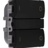 Smartkontakten Zigbee batteritryk til LK Fuga, tænd/sluk, grå