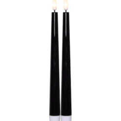 Star Trading Candy LED kronelys, batteri, 26 cm, 2-pak