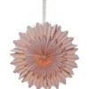 Star Trading Crystal julestjerne med lys, 50 cm, lyserød