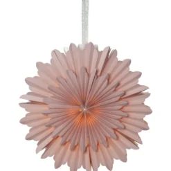 Star Trading Crystal julestjerne med lys, 50 cm, lyserød
