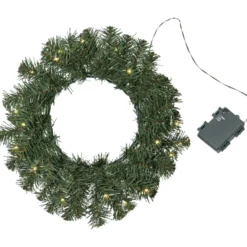 Star Trading Dalbo udendørs julekrans med lys, Ø40 cm