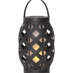 Star Trading Flame batteri lanterne, H23 cm, sort
