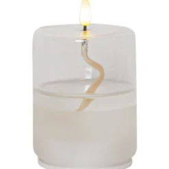 Star Trading Flamme Float stearinlys i glaslanterne