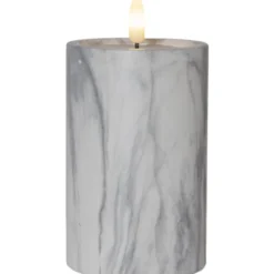 Star Trading Flamme Marble LED bloklys, batteri