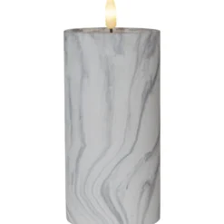 Star Trading Flamme Marble LED bloklys, batteri