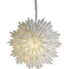 Star Trading Ice julestjerne med lys, 50 cm, hvid