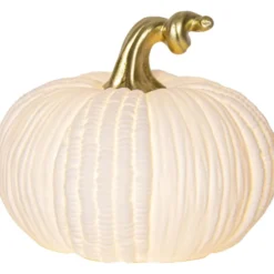 Star Trading Pumpkin græskar med lys, 15 cm