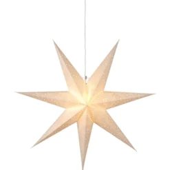 Star Trading Sensy julestjerne med lys, 70 cm, hvid