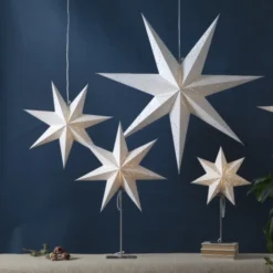 Star Trading Sensy julestjerne med lys, 70 cm, hvid