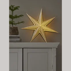 Star Trading Stripe papirstjerne, grøn, 60 cm