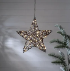 Star Trading Vicke stjerne med lys, 40 cm