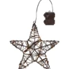 Star Trading Vicke stjerne med lys, batteri, 30 cm