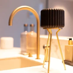 8 stk Atelier Pierre Dentelles bordlampefod, guld