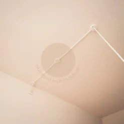 10 stk Evit ledningsholder, hvid