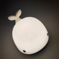 3 stk Filibabba Hvalen Christian børnelampe, 14 cm