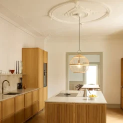 2 stk Halo Design Stockholm pendel, natur, Ø50 cm