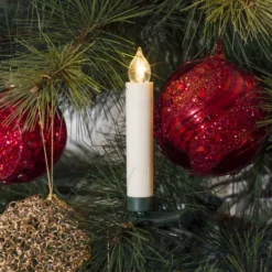 6 stk Konstsmide juletræslys, 10 stk, 10,8 cm, startsæt