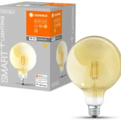 4 stk Ledvance Smart+ Wifi E27 globepære, 2400K, 6W