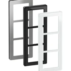 10 stk LK Fuga Pure 66 designramme, 3 modul, hvid