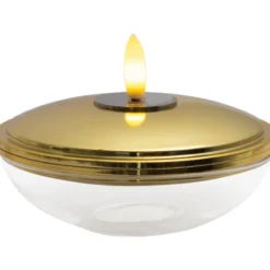 6 stk Sirius Lia genopladelig lys, guld