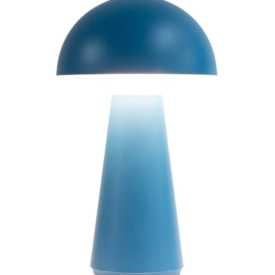 4 stk Sirius Sam genopladelig bordlampe, blå