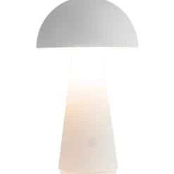 4 stk Sirius Sam genopladelig bordlampe, hvid
