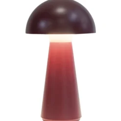 4 stk Sirius Sam genopladelig bordlampe, rød