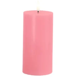 6 stk Sirius Sille LED bloklys, batteri, rosa