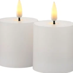 10 stk Sirius Sille LED bloklys, genopladelig