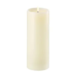 4 stk Uyuni LED bloklys, batteri, råhvid