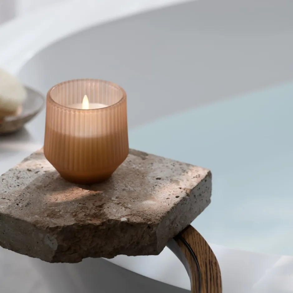 4 stk Uyuni LED duftlys, beige