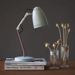 Superliving Dynamo bordlampe, lyserød