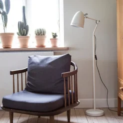 Superliving Dynamo gulvlampe, hvid