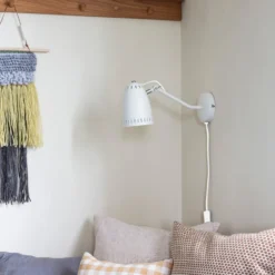 Superliving Dynamo væglampe, hvid