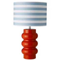 Superliving Lyon bordlampe, orange/blå