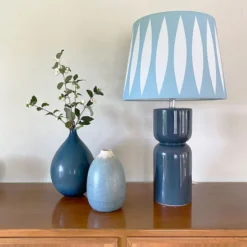 Superliving Paris bordlampe, blå